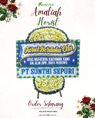 Papan Bunga Duka di Salambue